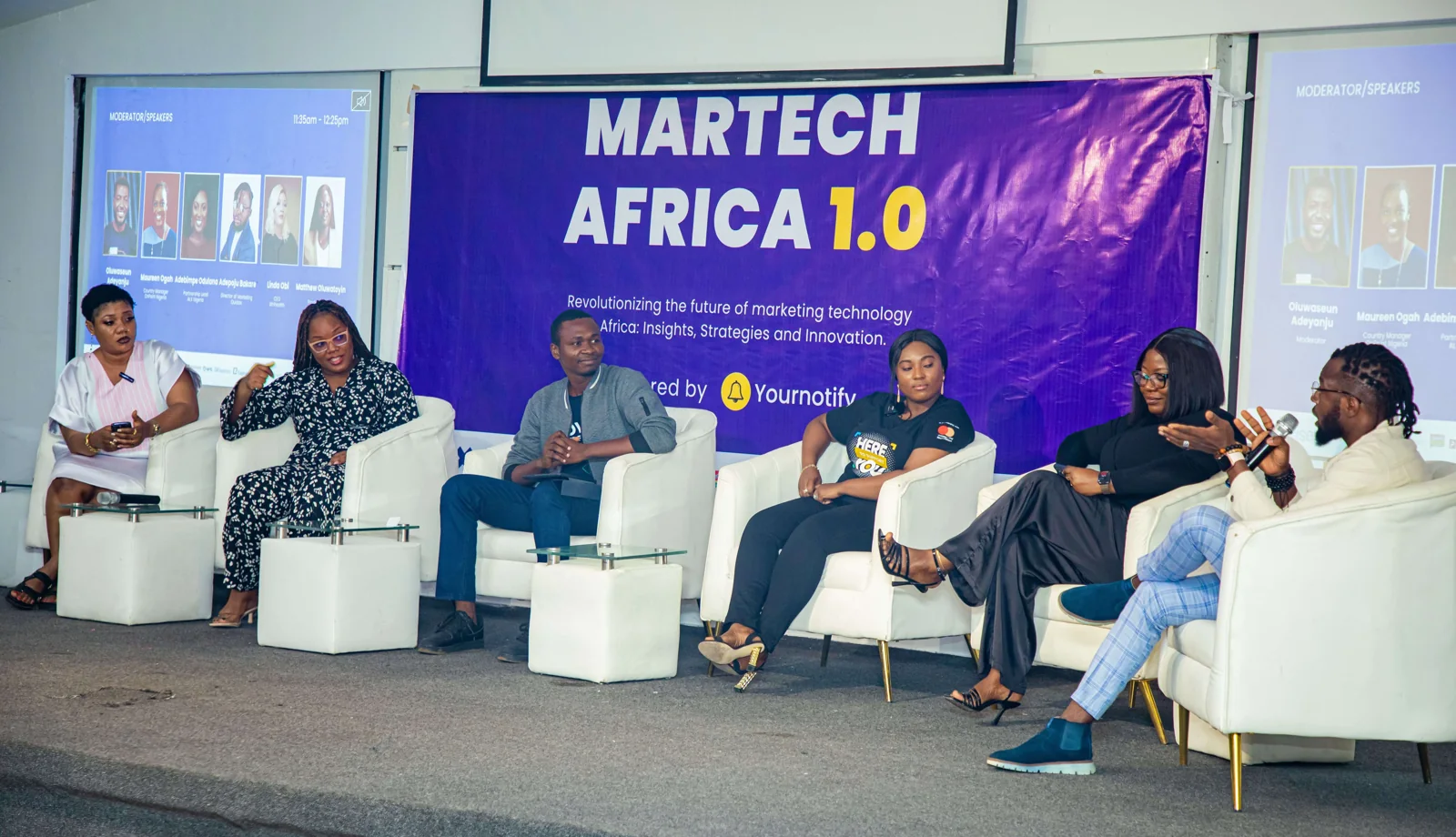 MarTech Africa speakers sharing ideas with the community