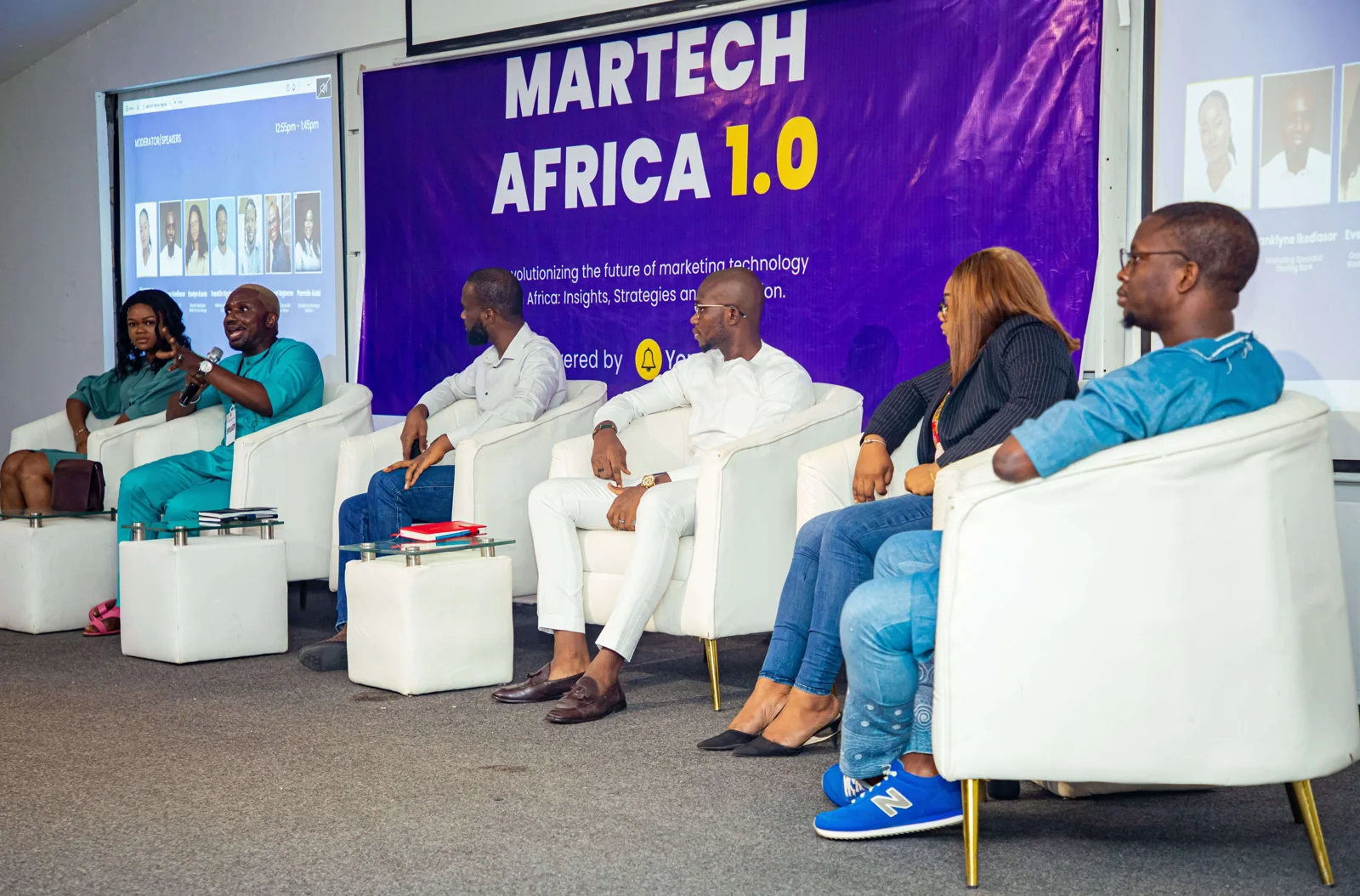 Industry speakers in conversation at MarTech Africa 1.0
