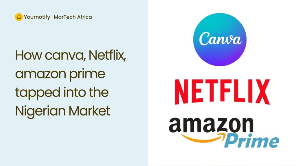 How Canva, Netflix, Amazon Prime Tapped Into The Nigeria Market - African Expansion