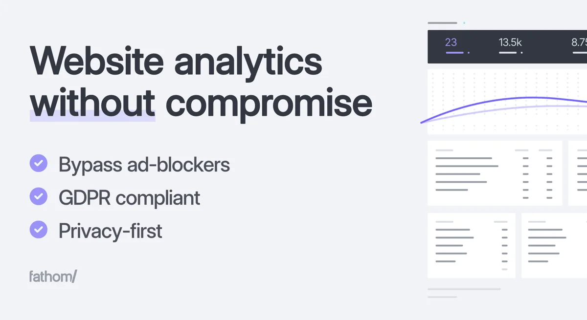 Fathom Analytics official product image