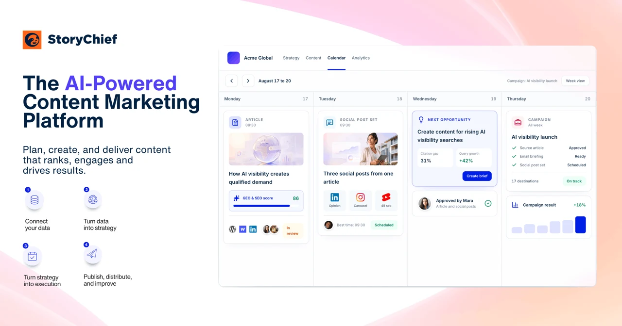 StoryChief official product image