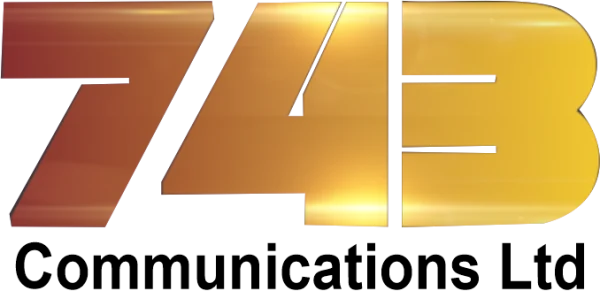 743 Communications logo