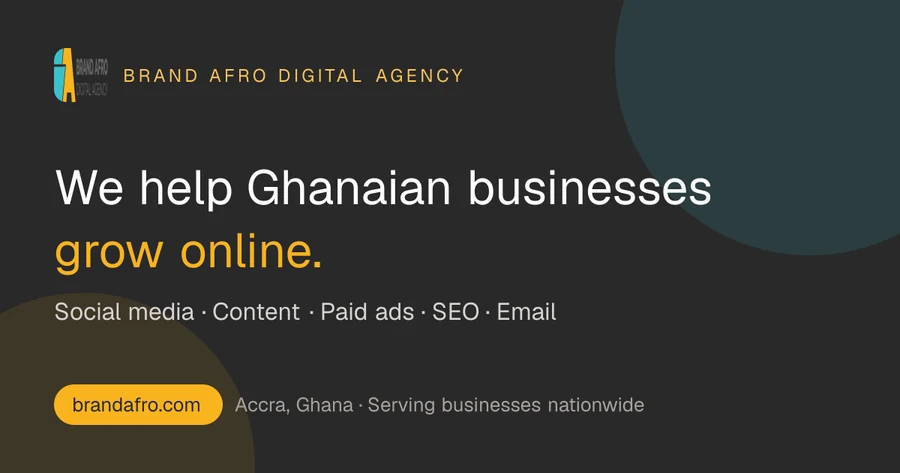 Brand Afro Digital Agency — official profile artwork