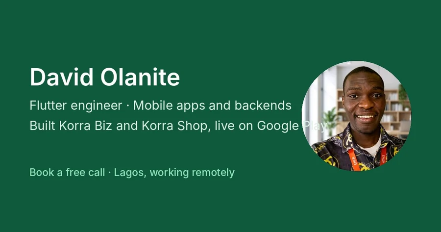 David Olanite — official profile artwork
