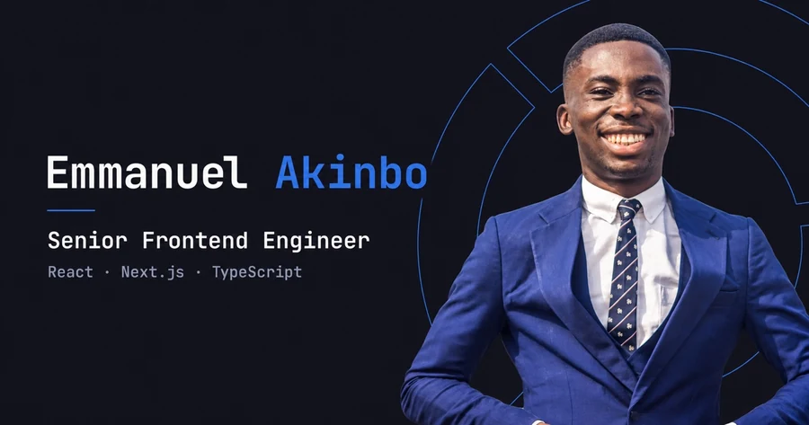 Emmanuel Akinbo — official profile artwork