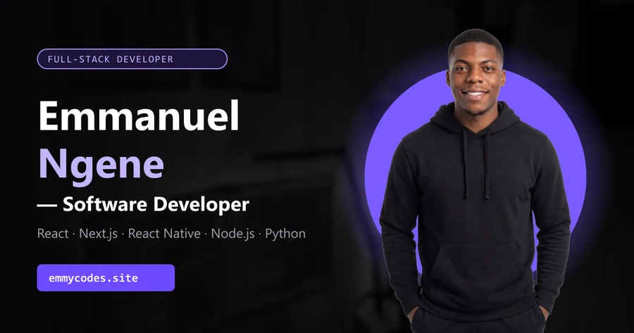 Emmanuel Ngene — official profile artwork