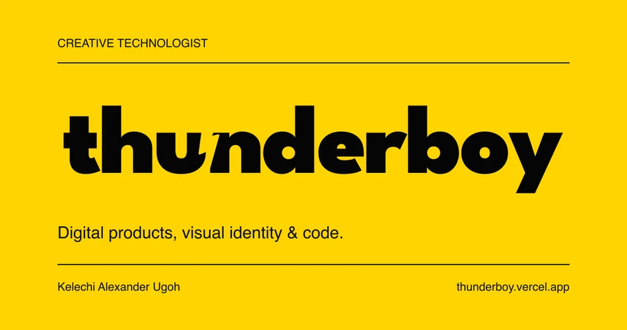 Kelechi Alexander Ugoh — official profile artwork