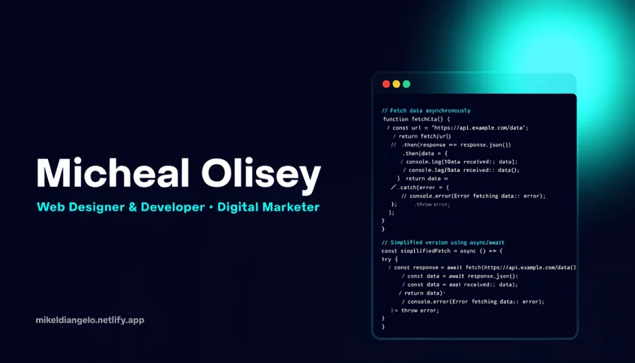 Micheal Olisey — official profile artwork