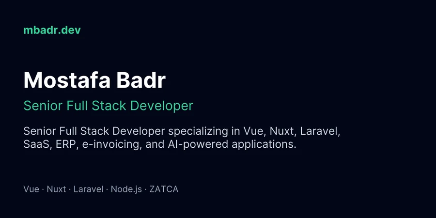 Mostafa Badr — official profile artwork
