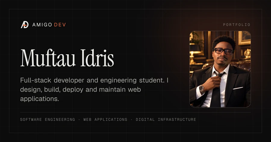 Muftau Idris — official profile artwork