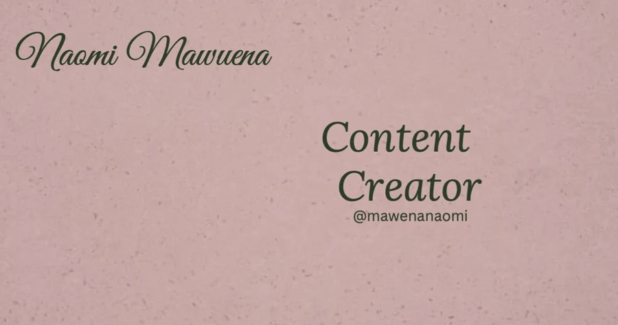 Naomi Mawuena — official profile artwork