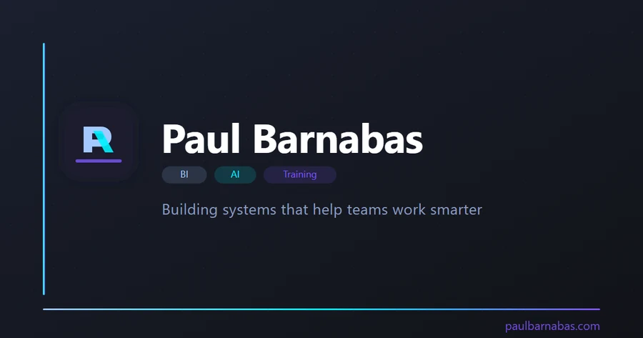 Paul Barnabas — official profile artwork