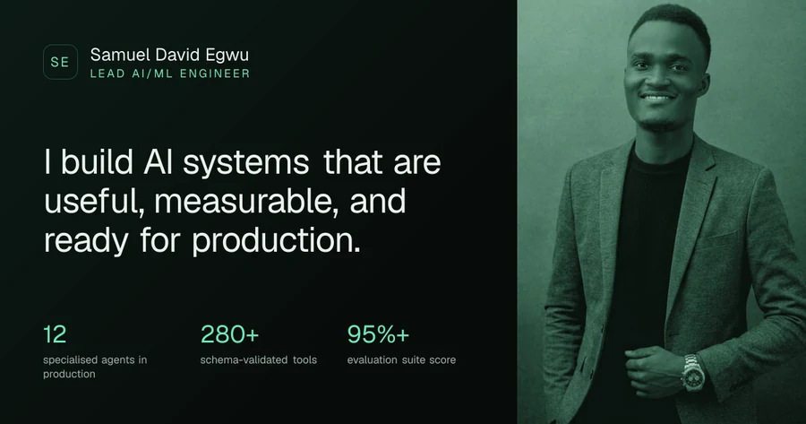 Samuel David Egwu — official profile artwork