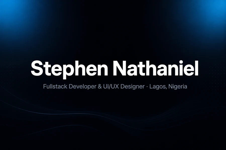 Stephen Nathaniel — official profile artwork