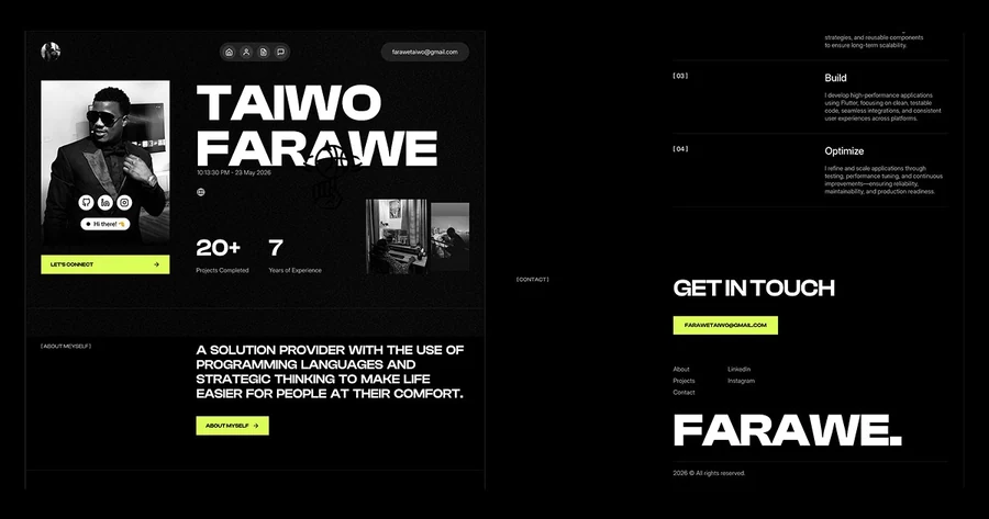Taiwo Farawe — official profile artwork