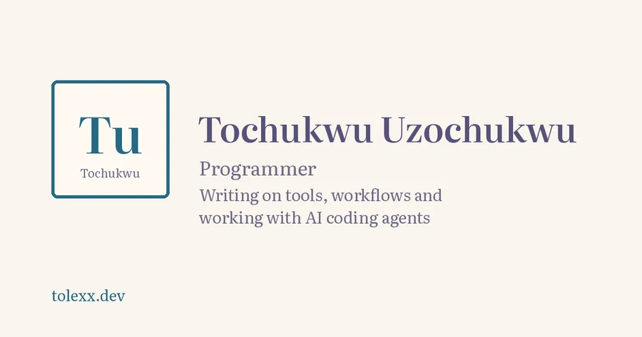 Tochukwu Uzochukwu — official profile artwork