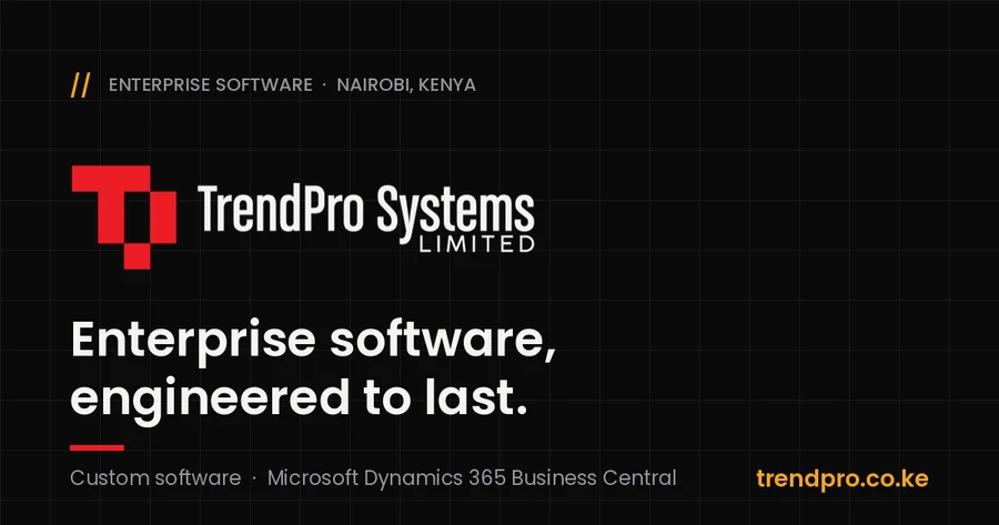TrendPro Systems — official profile artwork