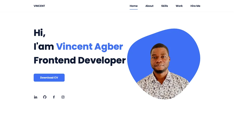 Vincent Agber — official profile artwork