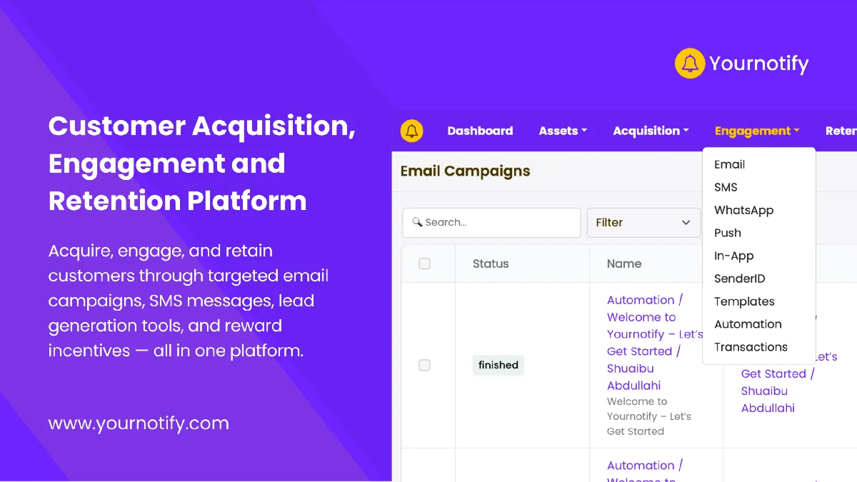 Yournotify official website image